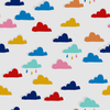 Joules Whatever the Weather Wallpaper Rainbow close view picture of the pattern design