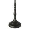 Judy Table Lamp Satin Black With Shade close view picture of the black base
