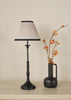 Judy Table Lamp Satin Black With Shade perfect for contemporary interiors