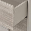 Functional mirrored chest of drawers with four drawers
