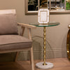 Julia Side Table Marble Gold life style picture