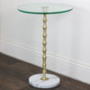 Julia Side Table Marble Gold picture of the table design