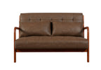 Juniper 2 Seater Sofa Brown with 2 lumbar cuhions