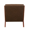 Juniper Accent Chair Brown back view picture