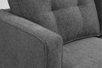 Chic Juniper Fixed 3 Seater Sofa Grey with Timeless Appeal
