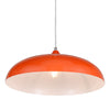 Kaelan Pendant Orange picture from the bottom with turned on light