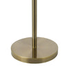 Kamika Mother & Child Floor Lamp Antique Brass LED close view picture of the solid metal base