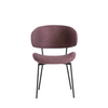 Upholstered Karina Dining Chair Dusty Rose Set of 2 for Comfort
