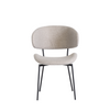 Stylish fabric dining chairs for modern dining rooms – Karina Dining Chair Linen.
