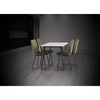 Contemporary rectangle dining table with sturdy legs

