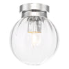 Kavi Bathroom Flush Polished Chrome picture on the white background
