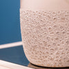 Kaylee Ceramic Table Lamp 64 cm close view picture of the popped bubbles design