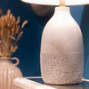 Kaylee Ceramic Table Lamp 64 cm close view picture of the ceramic body
