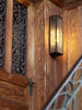 Keegan Outdoor Wall Light Rubbed Bronze IP44 Large life style picture