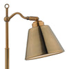 Kempten Task Table Lamp Antique Brass close view picture of the shade