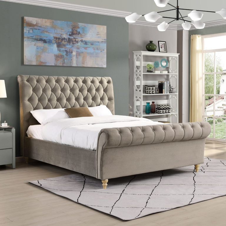 Kilkenny Double Bed Mink