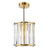 Kiran Pendant Natural Brass close view picture on the white background