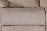 Sophisticated Khaki Klayton Two Seater Recliner for Style
