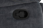 Klayton Recliner Chair Charcoal  close view picture reclining handle