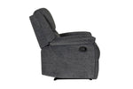 Klayton Recliner Chair Charcoal  picture from the side