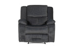 Klayton Recliner Chair Charcoal  front view picture 