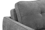 Koda Sofa Bed Grey close view pictuer of the backrest