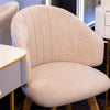 Lainey Dining Chair Ivory close top view picture of the chair