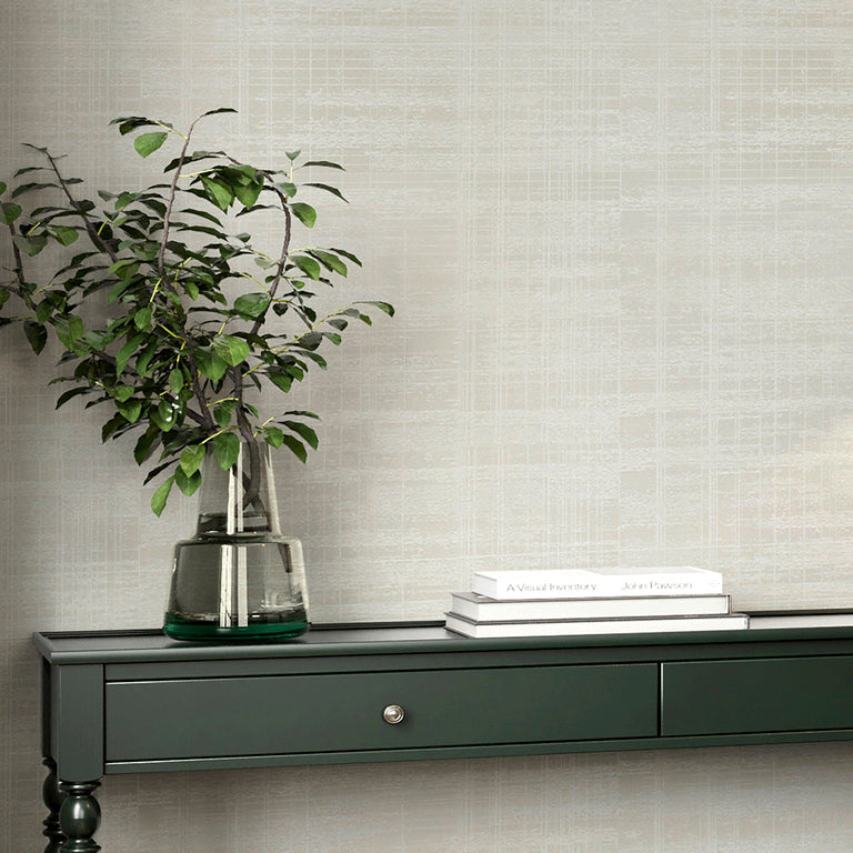 Boutique Lamont Weave Wallpaper Pearl - Wallpaper Collection for Home Decor