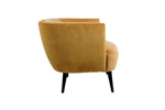 Lani Accent Chair Mustard side view picture