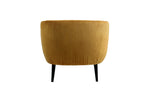 Lani Accent Chair Mustard picture from the back