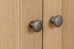 Marsden Large Sideboard Natural Oak close view picture of the doors handles