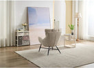 Larkin Accent Chair Beige life style picture from the back