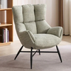 Larkin Accent Chair Green close view life style picture