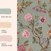 Laura Ashley Lingmell Trail Wallpaper Antique Green perfect fit with these paints