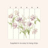Laura Ashley Mural Gosford Grape picture of the mural stripes
