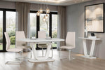 Lazzaro Console Table Putty life style picture