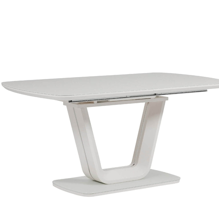 Lazzaro Extendable Dining Table 120-160 cm Putty