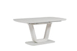 Lazzaro Extendable Dining Table 120-160 cm Putty picture on the white background