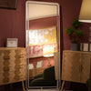 Led Modena Cheval Mirror White 170 X 70cm life style picture