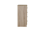 Levi Chest of 4 Drawers Medium Oak side view picture