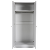 Chic Wardrobe, Two Doors, Grey Hue.