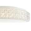 Liana Flush Clear Faceted Plastic LED side view picture