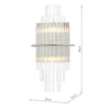 Elegant dual-tier glass rod design

