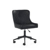 Luxe Office Chair Black side view close picture
