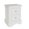 Compact bedside storage for convenience.