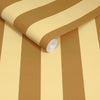 Made Demi Wallpaper Ochre Wide Stripe picture of the wallpaper roll