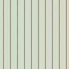 Made Kyria Wallpaper Mint & Chocolate Stripe close view picture of the pattern design