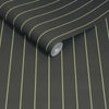 Made Kyria Wallpaper Navy & Mint Stripe picture of the wallpaper roll