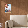 Made Orly Mid Tone Timber Wallpaper close view picture on the wall