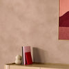 Made Shae Wallpaper Blush Limewash close view picture on the wall